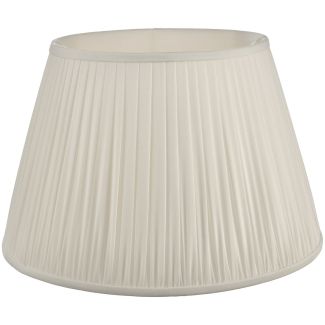 DAR ULY1815 ULYANA PLEATED SHADE 45CM IVORY