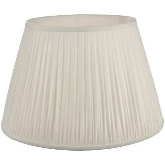 DAR ULY1815 ULYANA PLEATED SHADE 45CM IVORY