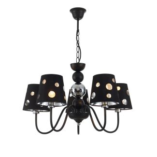 CANDELLUX 50205106 LAMPA WISZĄCA BATLEY 5 CZARNY