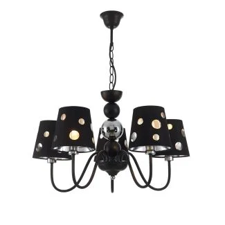 CANDELLUX 50205106 LAMPA WISZĄCA BATLEY 5 CZARNY