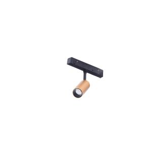 AZZARDO AZ4591 NIKKI TRACK MAGNETIC 3W 3000K GO/BK TECHNICAL TRACK GOLD / BLACK reflektor do szyny magnetycznej