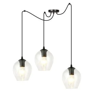 EMIBIG 756/3 LAMPA WISZĄCA LEVEL 3 BL TRANSPARENT