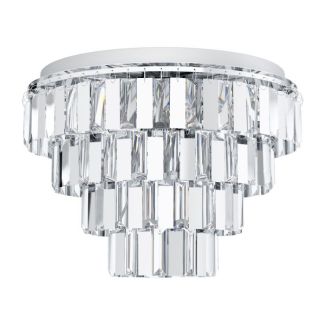 EGLO 99093 LAMPA ERSEKA OPRAWA SUFITOWA DL/7 E14 CHROM/KRISTALL ERSEKA
