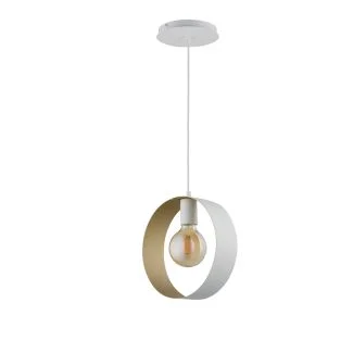 SIGMA 32289 HAPPY 1  biały/złoty lampa wisząca