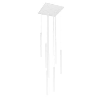 ANTIGO Lampa wisząca Yabu 8 - Biała (700 mm) 7577