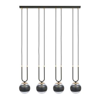 EMIBIG 1113/4 LAMPA WISZĄCA GLAM 4 BLACK/STRIPE
