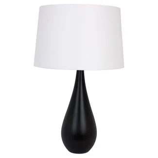 HELLUX 4112239 Lampa stołowa komodowa VASE - czarna
