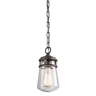 ELSTEAD Lyndon KL-LYNDON8-S-AZ 1 Light Small Chain Lantern - Architectural Bronze