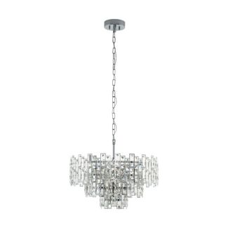 EGLO 39626 LAMPA CALMEILLES 1 OPRAWA WISZĄCA HL/10 Ø630 CHROM/KRISTALL CALMEILLES 1