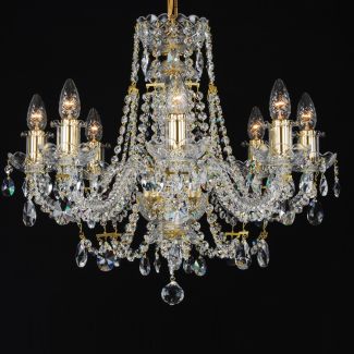 ECRYSTAL ZYR-08 Crystal-AG (gold tubes)