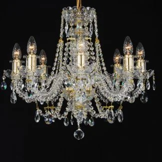 ECRYSTAL ZYR-08 Crystal-AG (gold tubes)