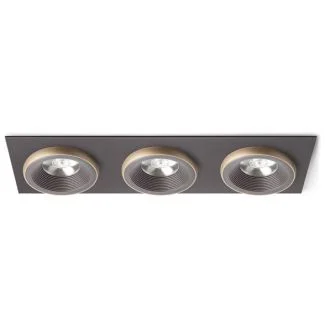 RENDL R13262 SHARM SQ III wpuszczana brązowa/perłowo-złota 230V LED 3x10W 24° 3000K
