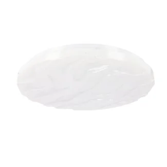CANDELLUX 12-11268 NEVADA LAMPA SUFITOWA PLAFON BIAŁY 15W LED 29 CM KLOSZ BIAŁY EFEKT SKY