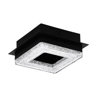 EGLO 99324 LAMPA FRADELO 1 OPRAWA ŚCIENNA / SUFITOWA LED-WL/DL/1 SCHWARZ/KRISTALL FRADELO 1