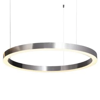 Step into Design ST-8848-80 NICKEL Lampa wisząca CIRCLE 80 LED nikiel szczotkowany 80 cm