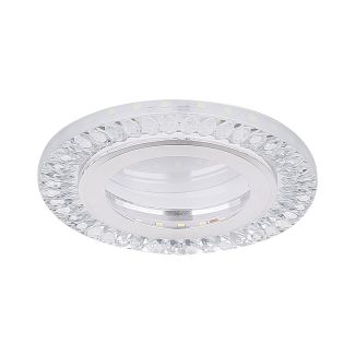 CANDELLUX 2203171 SSP-29 AL/TR LAMPA STROPOWA SREBRNY 2X5W LED 6500K KLOSZ BEZBARWNY