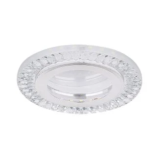 CANDELLUX 2203171 SSP-29 AL/TR LAMPA STROPOWA SREBRNY 2X5W LED 6500K KLOSZ BEZBARWNY