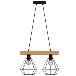 LUMINEX 4102 oprawa sufitowa Vastra żyrandol czarny brązowy