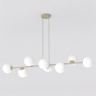EMIBIG 1640/8 MAGNUS 8 MOKKA OPAL LAMPA WISZĄCA