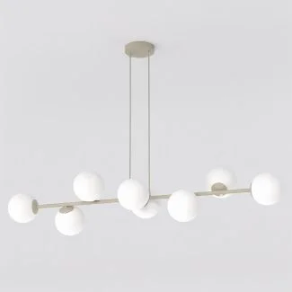 EMIBIG 1640/8 MAGNUS 8 MOKKA OPAL LAMPA WISZĄCA