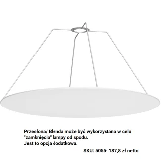 ANTIGO Przesłona blenda do lampy wiszącej Gandra 5055