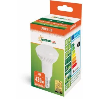 SPECTRUMLED 13987 Żarówka LED R-50 E-14 230V 6W WW SPECTRUM