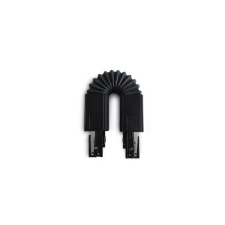 AZZARDO AZ4282 TRACK 3LINE FLEXIBLE CONNECTOR BK TECHNICAL TRACK BLACK łącznik elastyczny 3-fazowy