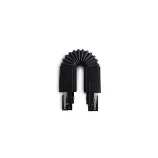 AZZARDO AZ4282 TRACK 3LINE FLEXIBLE CONNECTOR BK TECHNICAL TRACK BLACK łącznik elastyczny 3-fazowy