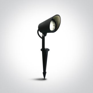 ONE LIGHT 67458/B/W Moira czarna lampa ogrodowa LED 3000K 8W IP67 24V DC, kolec