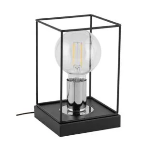 SIGMA 50371 Lampka VOX czarny/srebrny