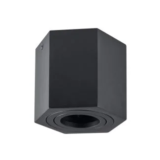 Polux 313188 Oprawa natynkowa HEXAGON czarna 1xGU10