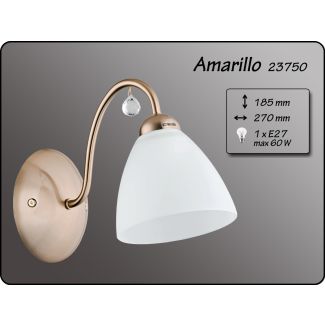 ALFA 23750 kinkiet 1pł amarillo patyna