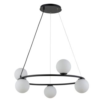 Sigma 33383 GAMA KOŁO 5 czarny lampa wisząca