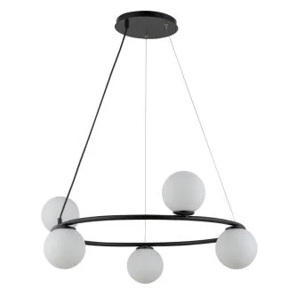 Sigma 33383 GAMA KOŁO 5 czarny lampa wisząca