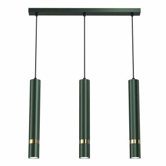 MILAGRO MLP7721 LAMPA WISZĄCA JOKER GREEN/GOLD 3XGU10