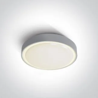 ONE LIGHT 67280E/G Rafti szary plafon E27 IP65 korpus ABS i klosz PC