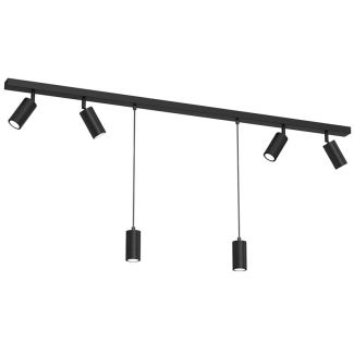 LUMINEX 5189 spot Link black listwa 150 6(4+2)xGU10