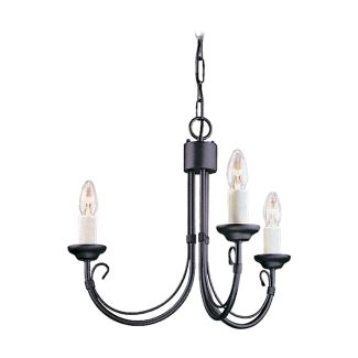 ELSTEAD CHARTWELL CH3 BLACK 3Lt Chandelier