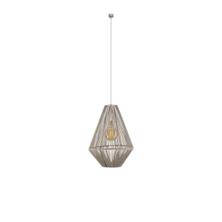 ANTIGO Lampa wisząca Hagata 1 - Beżowa (400 mm) 5127