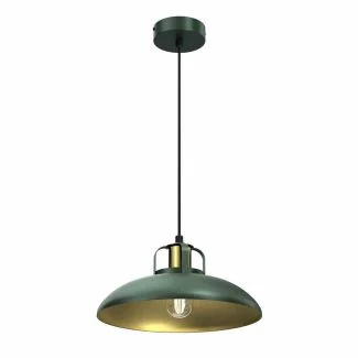 MILAGRO MLP7709 LAMPA WISZĄCA FELIX GREEN/GOLD 1XE27