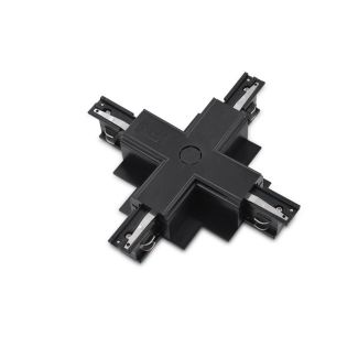 AZZARDO AZ4302 TRACK 3LINE X CONNECTOR GIPS BK TECHNICAL TRACK BLACK łącznik podtynkwy 3-fazowy