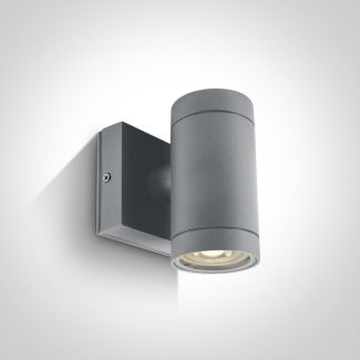 ONE LIGHT 67130E/G Lido K1 szary zewnętrzny cylinder ścienny 35W MR16 GU10