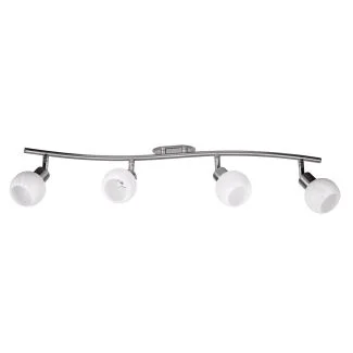 CANDELLUX 94-07162 ALABASTER LISTWA 4X40W G9 SATYNA+CHROM