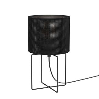 LUMINEX 5299 lampka gab. Loft shade black, shade dia 180, h 150 black 1xE27