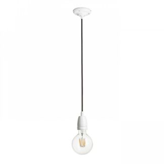 RENDL R10618 FABIO zestaw wiszący czarna porcelana 230V E27 42W