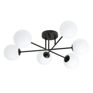 EMIBIG 1232/6 LAMPA SUFITOWA ROMA 6 BL OPAL