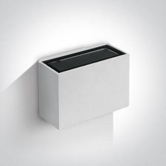 ONE LIGHT 67374/W/W Solomos biały kinkiet LED 3000K 2x3W IP54
