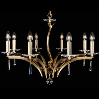 ECRYSTAL ZYR-08 Coated brass-A (coated by 24K gold)