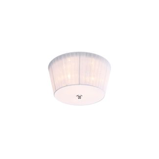 CANDELLUX 98-56245 LAMPA CAMEA PLAFON 3X40W G9 + 3W LED Z ABAŻUREM BIAŁY