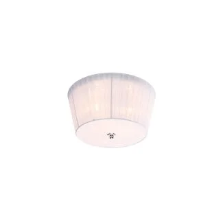 CANDELLUX 98-56245 LAMPA CAMEA PLAFON 3X40W G9 + 3W LED Z ABAŻUREM BIAŁY